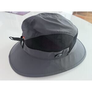 Kuhl Sun Blade Ventilated Hat UPF 50 L/XL Fishing Hiking Black And Gray